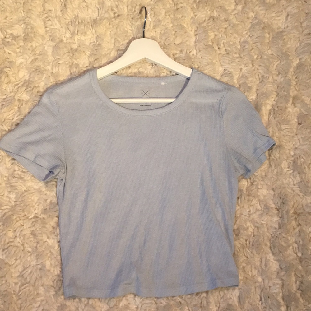 Pacsun blue ribbed t shirt!